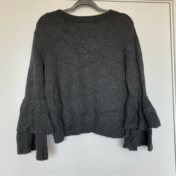 Tiered Ruffle Sleeve Sweater - Picture 4 of 4